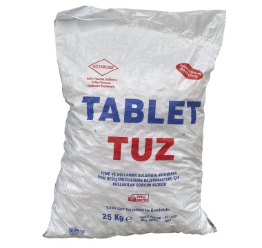 Соль таблетированная 25кг (Турция)