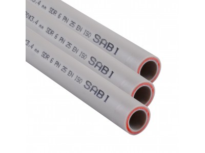 Труба Sabi PPR Fiber PIPE ф25*4.2mm PN 25 зі скловолокном