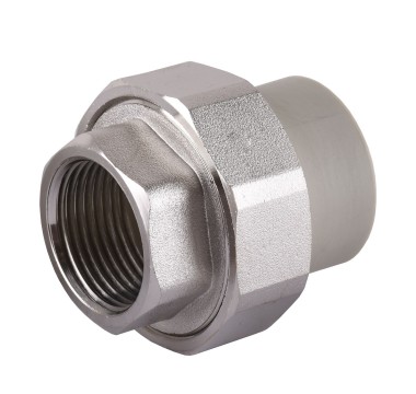 Муфта разборная внутр.резьба (латунь) PPR Vsplast 20х1/2'' 1017