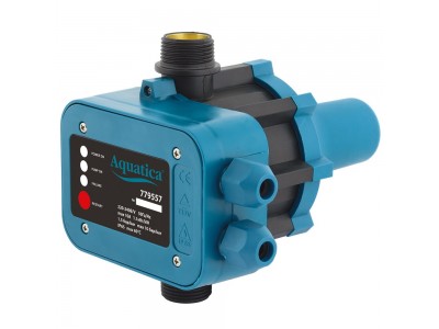 Контроллер давления Aquatica электронный 1.1кВт Ø1" авт поиск воды (779557)