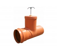 Шиберная задвижка канализационная Мпласт 110 для наружной канализации