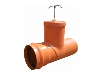 Шиберная задвижка канализационная Мпласт 110 для наружной канализации