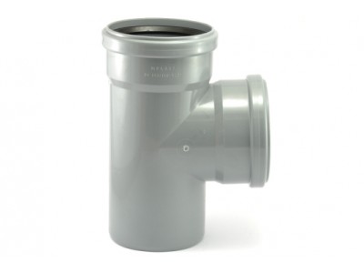 Трійник каналізаційний Мпласт 110-110-87 для внутрішньої каналізації
