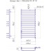 Електричний полотенцесушитель Преміум Люкс-I 1100x500 / 170 TR таймер-регулятор