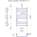 Электрический полотенцесушитель Премиум Стандарт-I 800x500/170 TR таймер-регулятор