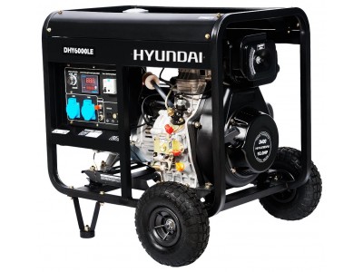 Дизельний генератор Hyundai DHY 6000LE