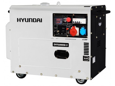 Дизельний генератор Hyundai DHY 6000SE-3